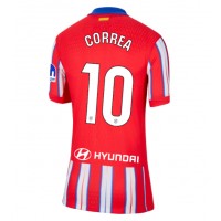 Maglia Calcio Atletico Madrid Angel Correa #10 Prima Divisa Donna 2024-25 Manica Corta